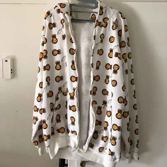 baby milo zip up hoodie